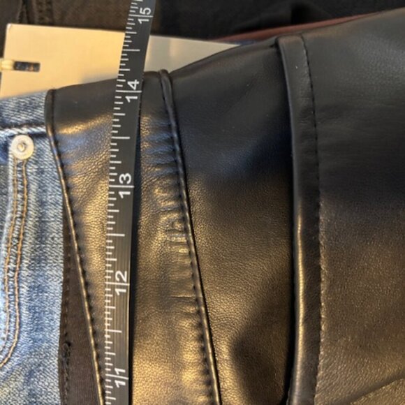 Toccin Iris Faux Leather Pants - Picture 9 of 13